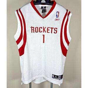 REEBOK NBA Jersey TRACY McGRADY#1 HOUSTON ROCKETS Youth XL (18-20) Sewn